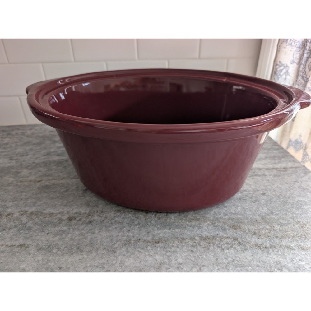 Rival Crock-Pot SCV702 (7)Qt Red Stoneware Insert Replacement Crock